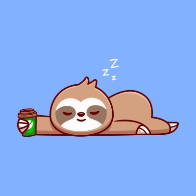 Un perezoso durmiendo, representando los ordenadores lentos en tu empresa